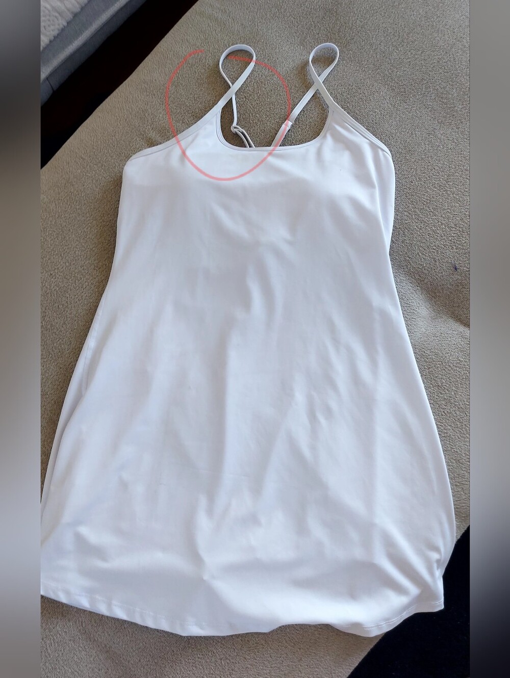 Women's Athletic White Dress